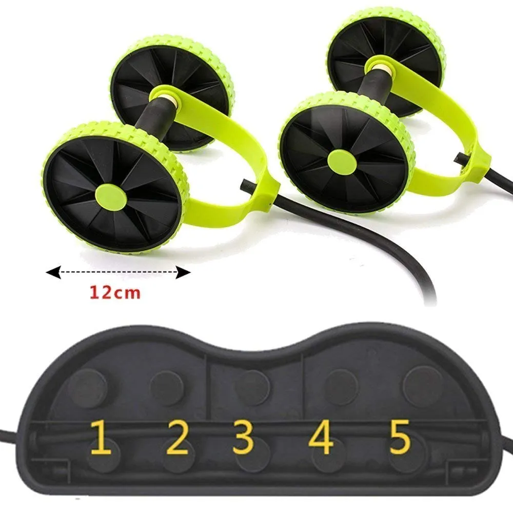 4 Wheels Abdominal Muscle Roller Exercise Equipment