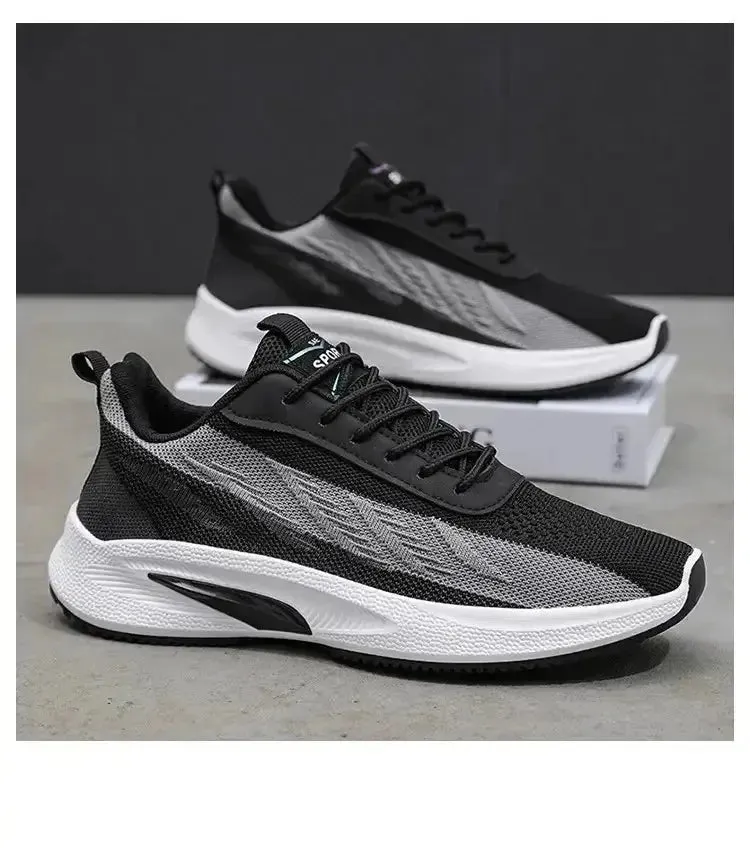 A Pair Of Unisex Casual Sneakers Stylish And Light Suitable For Running