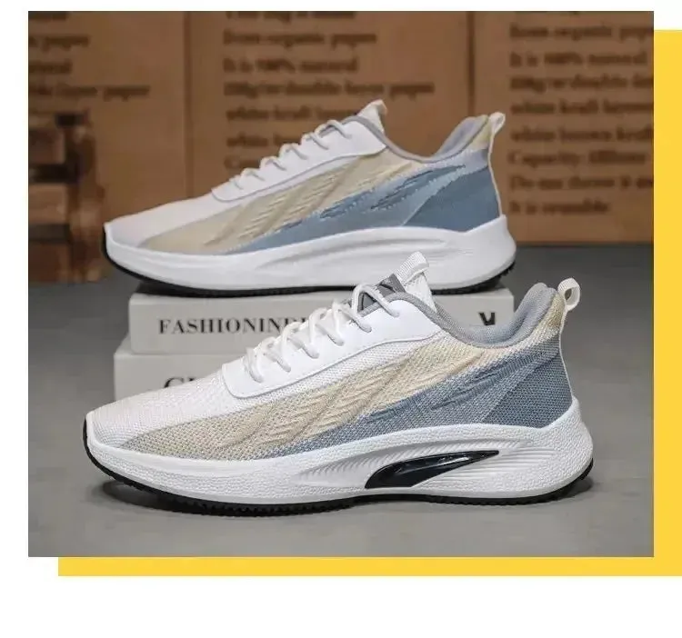 A Pair Of Unisex Casual Sneakers Stylish And Light Suitable For Running