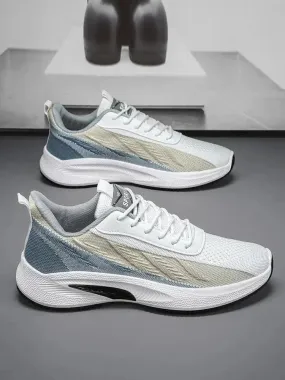 A Pair Of Unisex Casual Sneakers Stylish And Light Suitable For Running