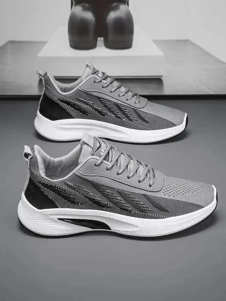 A Pair Of Unisex Casual Sneakers Stylish And Light Suitable For Running