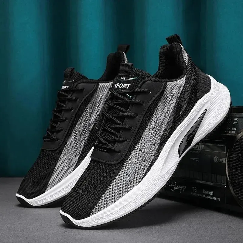 A Pair Of Unisex Casual Sneakers Stylish And Light Suitable For Running
