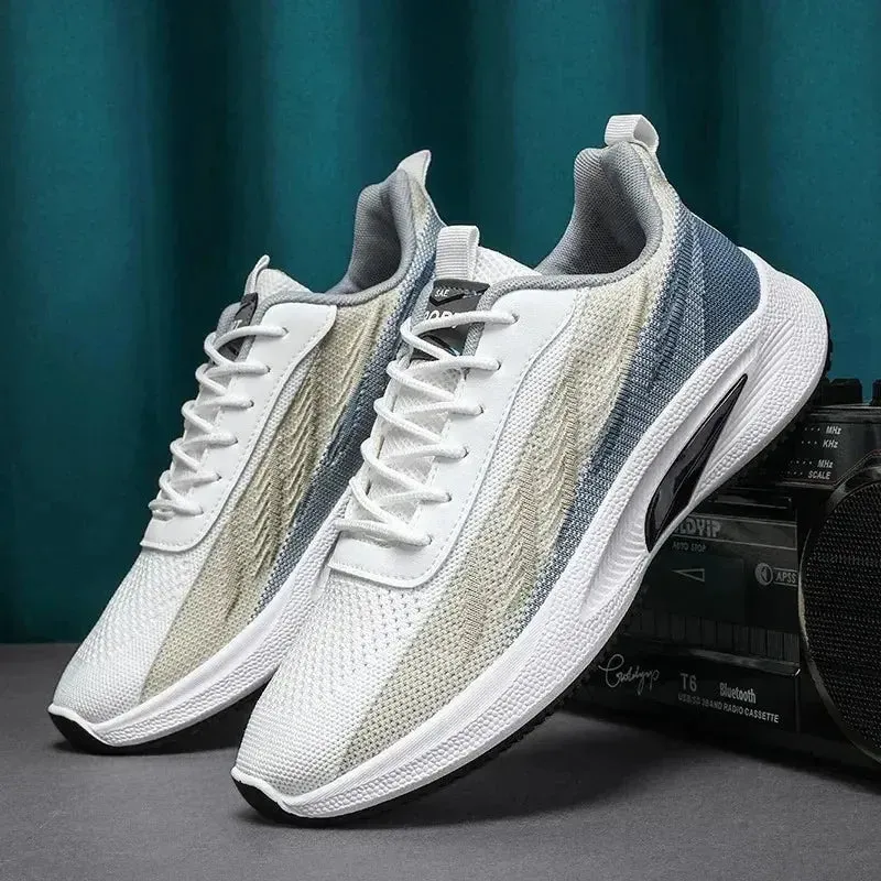 A Pair Of Unisex Casual Sneakers Stylish And Light Suitable For Running