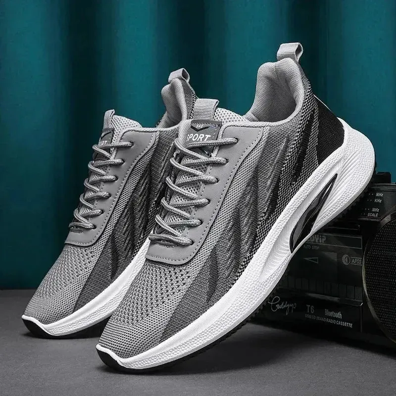 A Pair Of Unisex Casual Sneakers Stylish And Light Suitable For Running