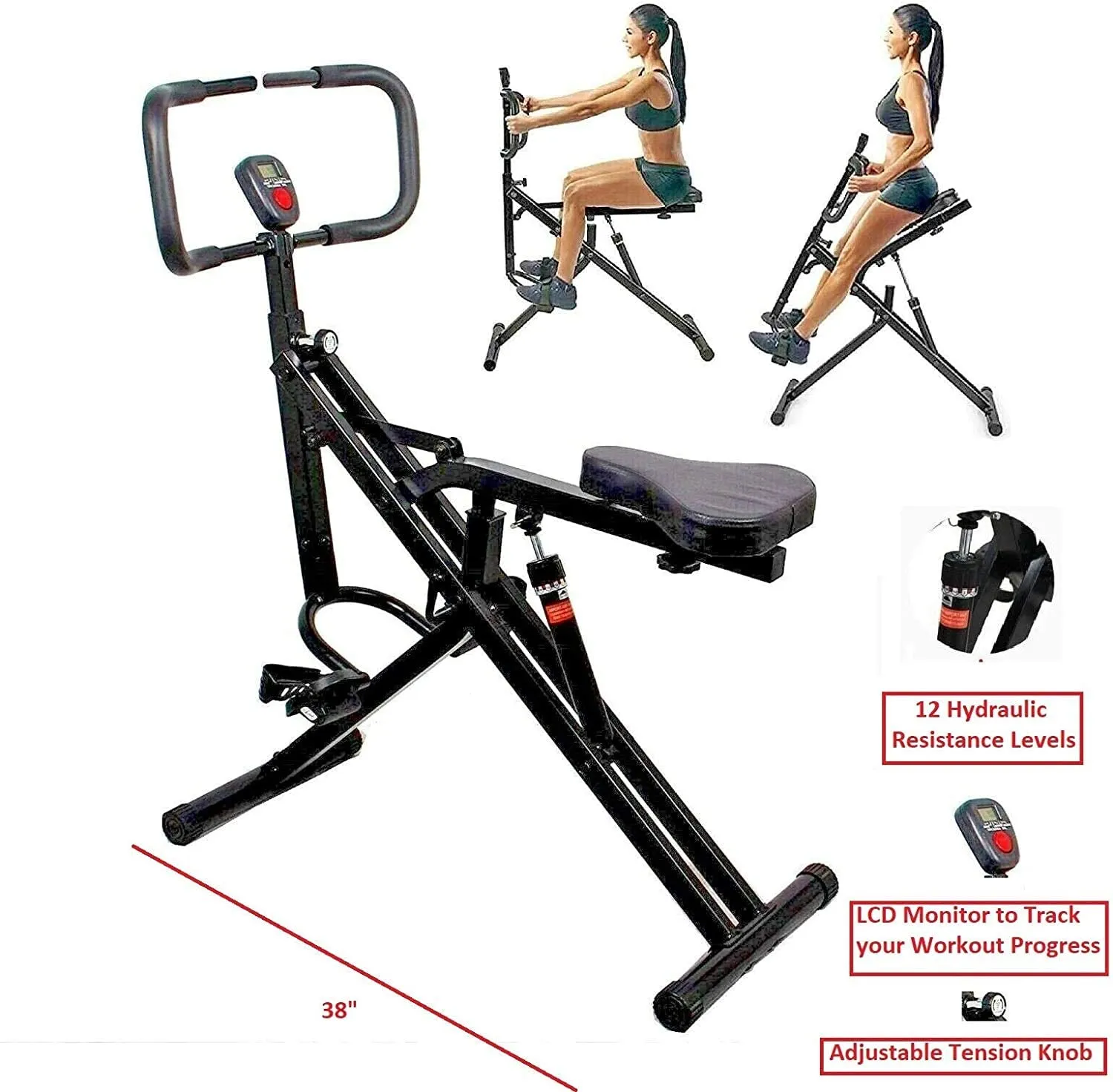 Abdominal Squat Glutes Workout Crunch Cardio Exercise Horse Rider