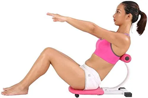 Abdominal Workout with Body/Back Massager Crunch Trainer Ab Machine