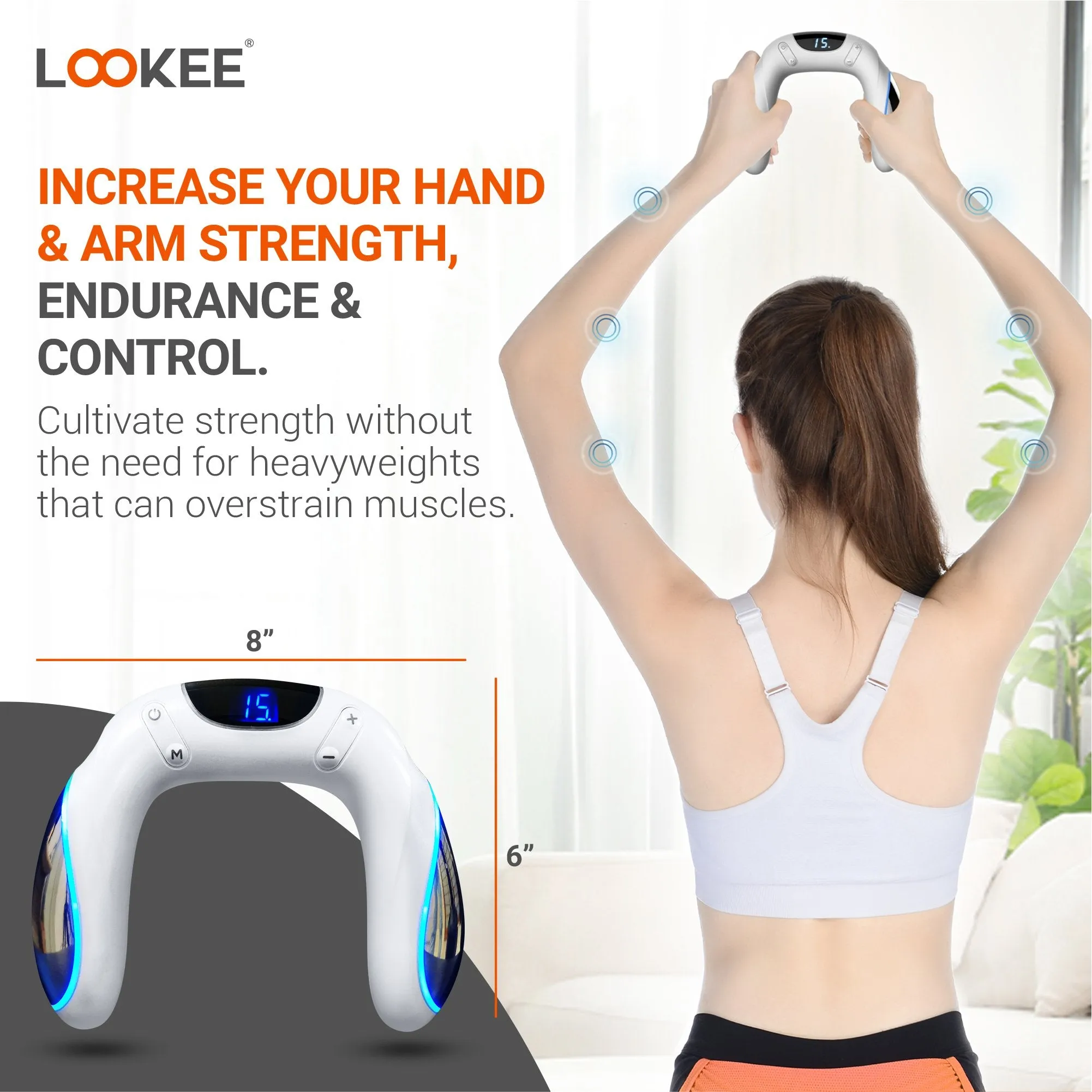 Arm Workout EMS Exerciser, Electric Muscle Stimulator Trainer Machine