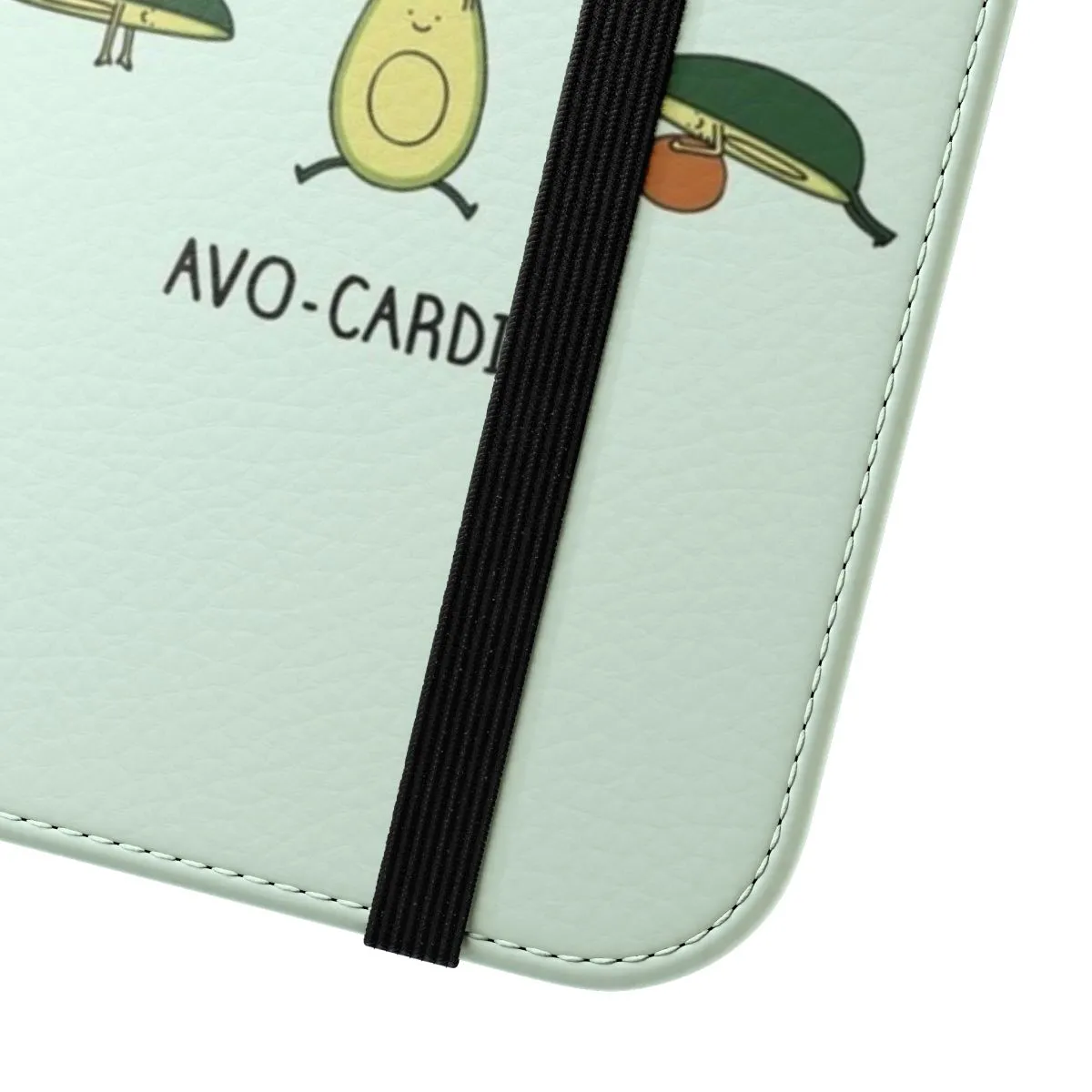 Avocado Themed Flip Phone Case for Fitness & Exercise