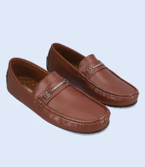 BM6680-BROWN-Men Loafers