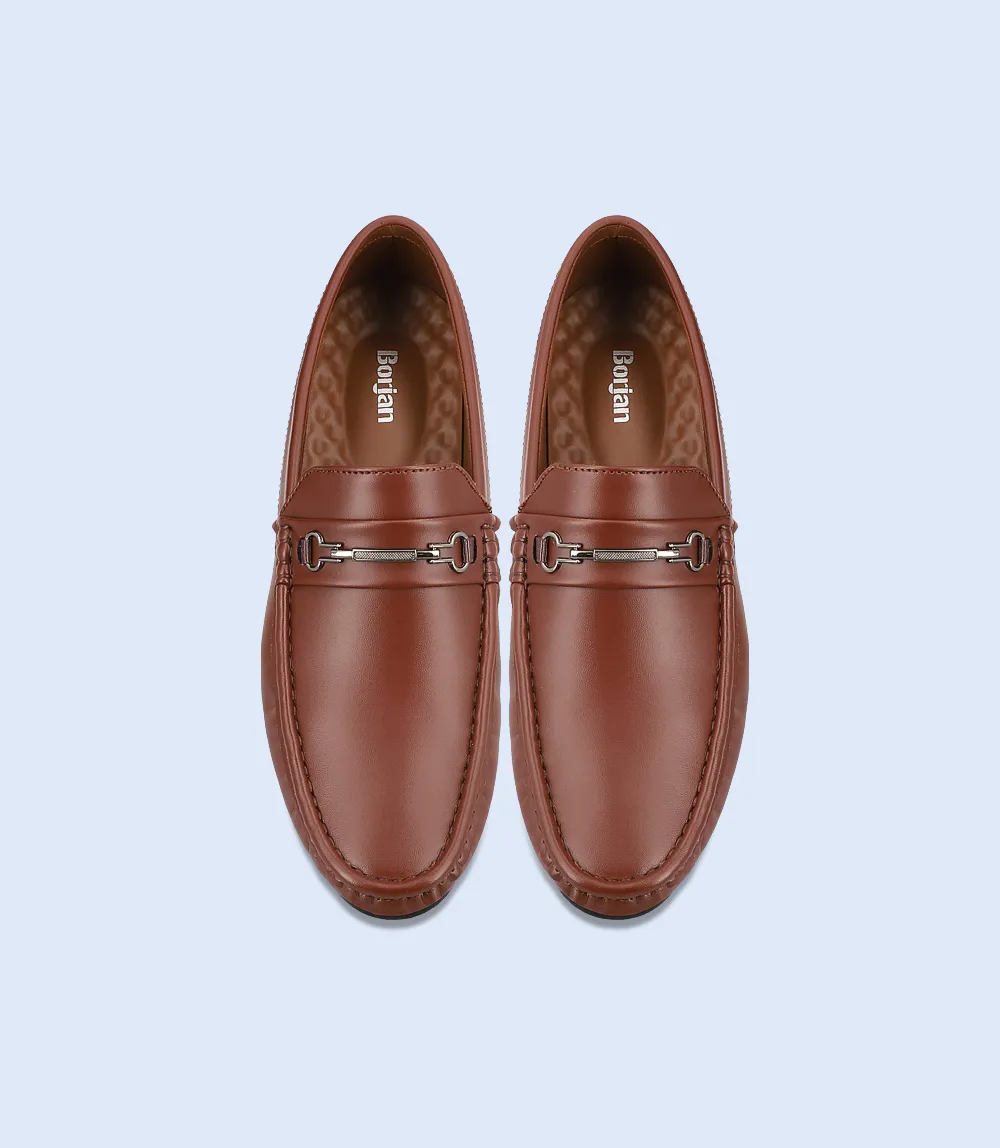 BM6680-BROWN-Men Loafers