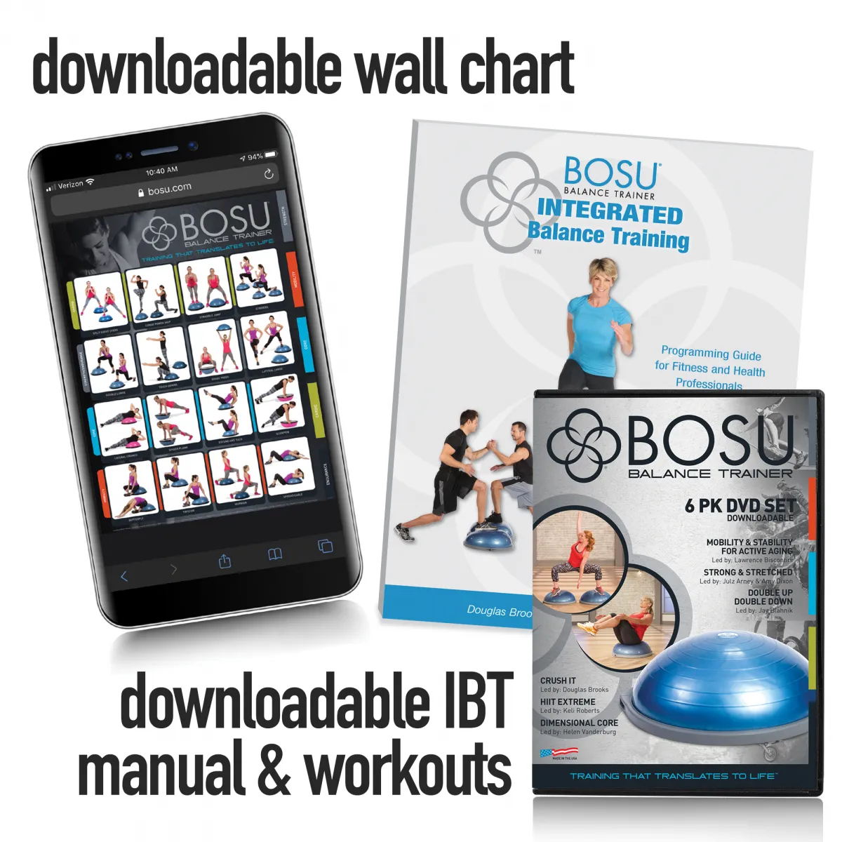 BOSU Pro Balance Trainer
