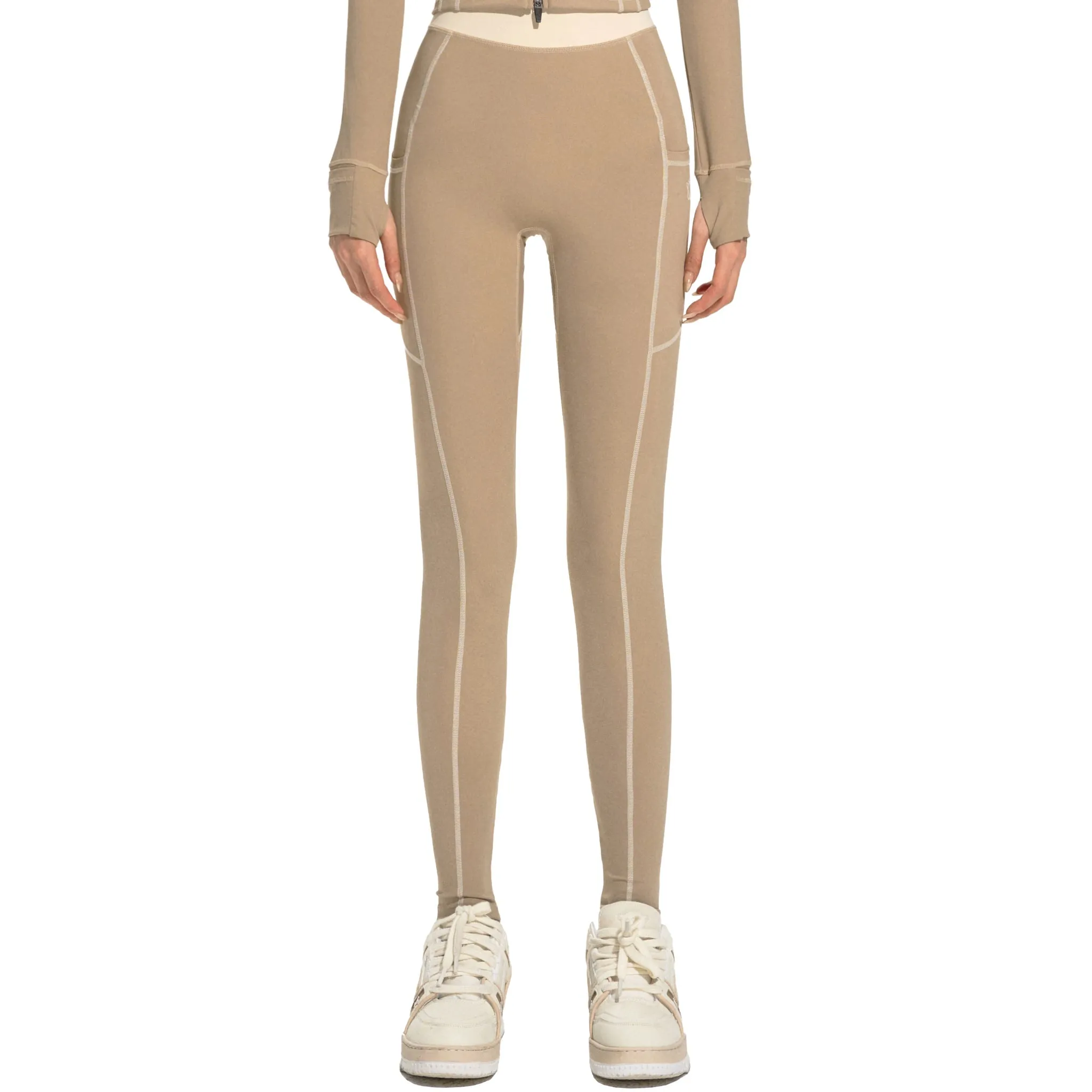 Brown Cycling Pants