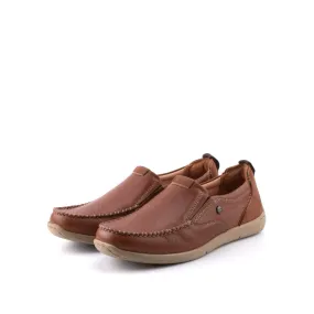camel active Leather Smooth Slip On Men Brown RASCO 872401-AM1SV-3