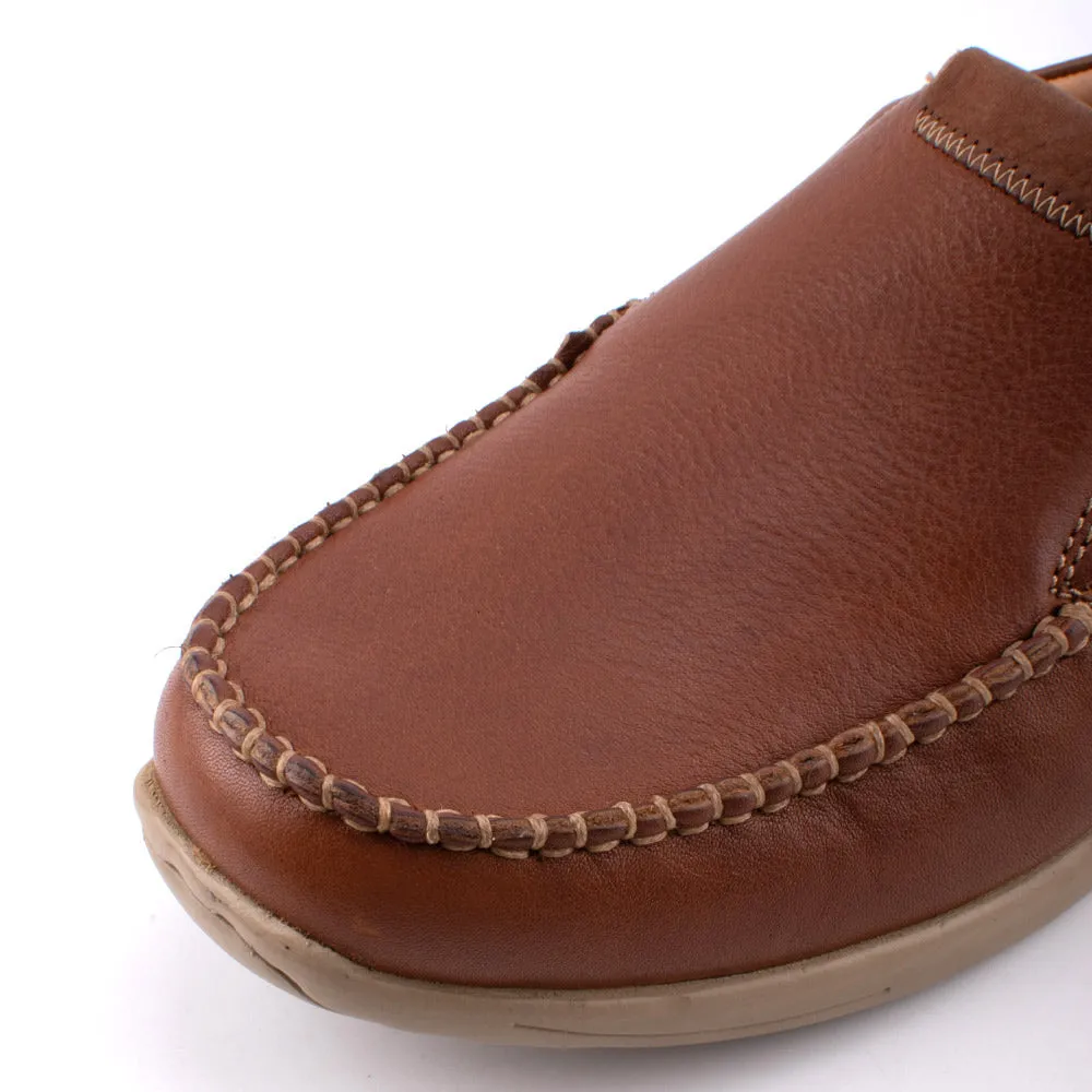 camel active Leather Smooth Slip On Men Brown RASCO 872401-AM1SV-3
