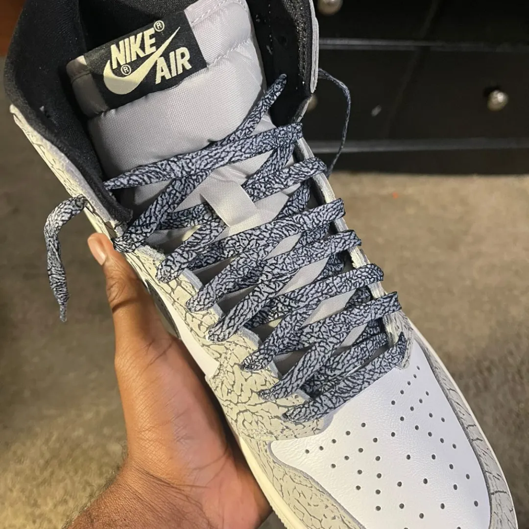 Cement Print Laces