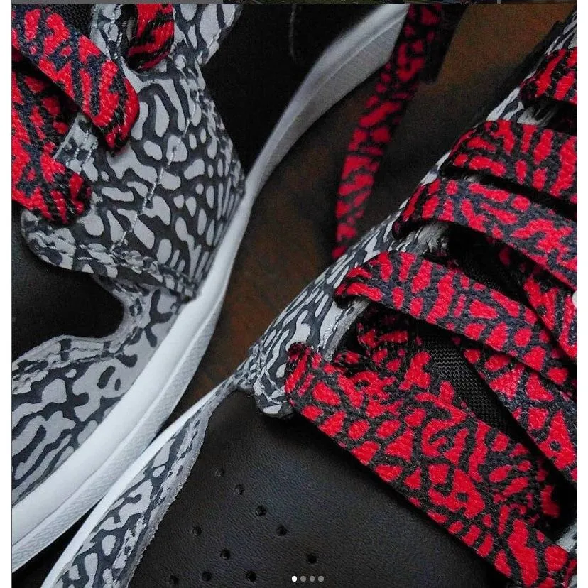 Cement Print Laces