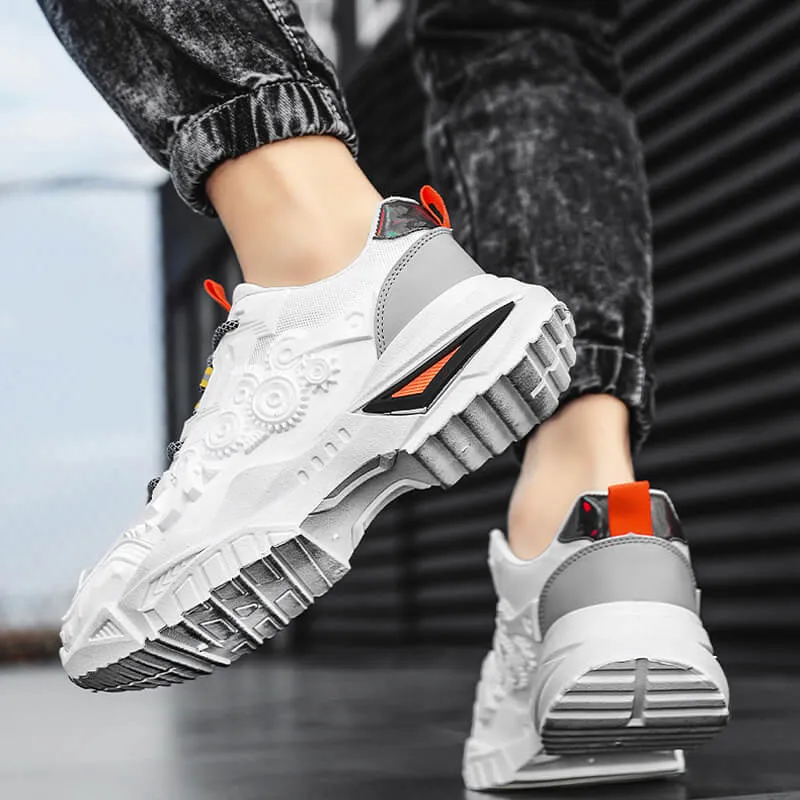 Chunky Mens Shoes - Velzard The Wheels Sneakers