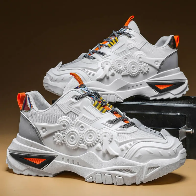 Chunky Mens Shoes - Velzard The Wheels Sneakers