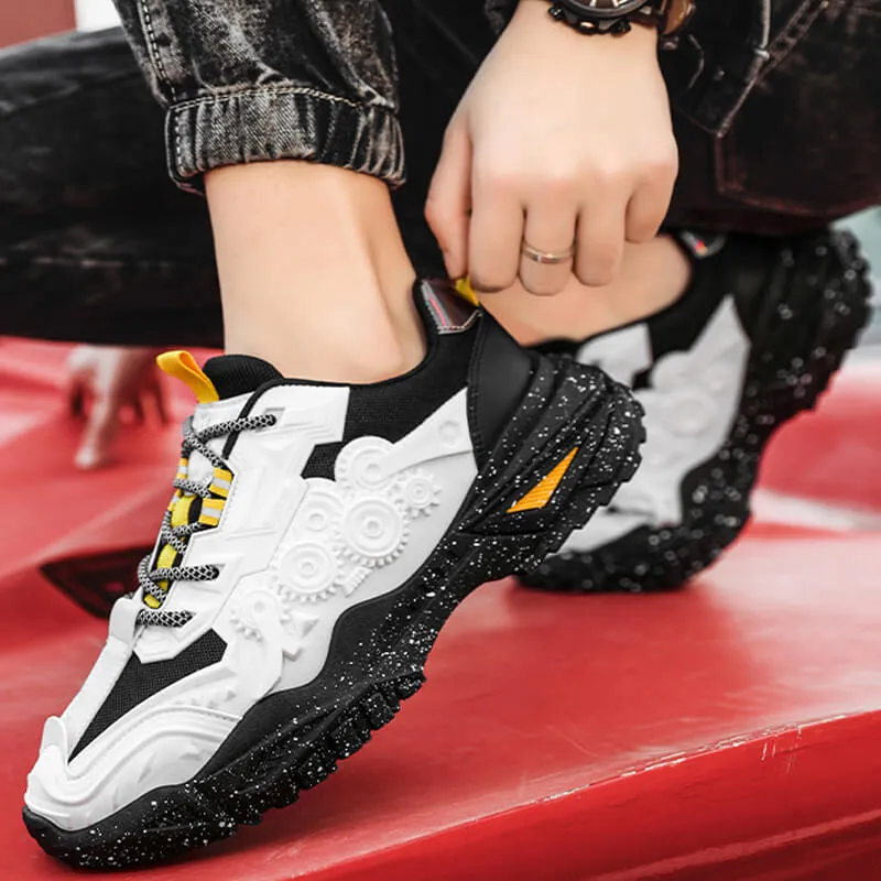 Chunky Mens Shoes - Velzard The Wheels Sneakers