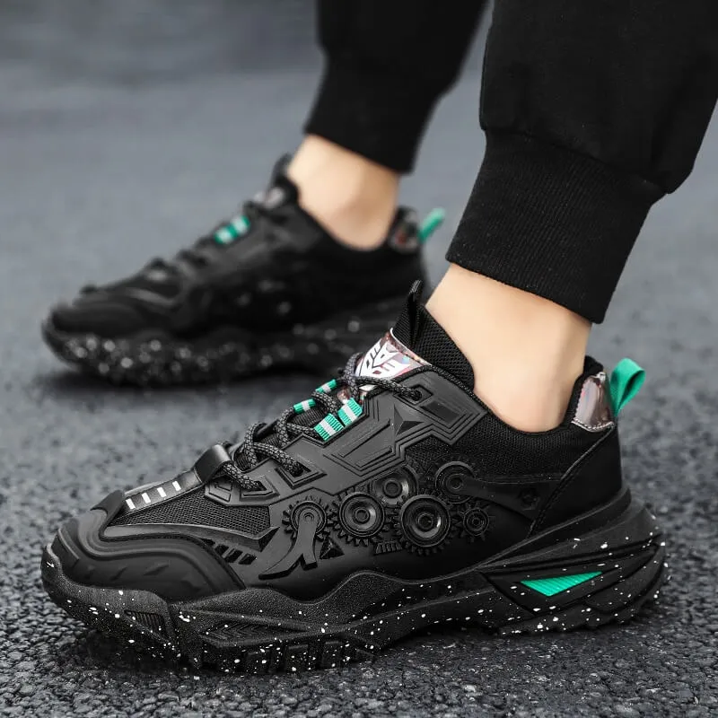 Chunky Mens Shoes - Velzard The Wheels Sneakers