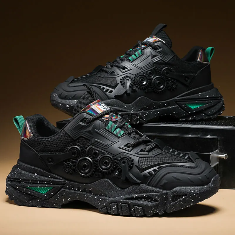 Chunky Mens Shoes - Velzard The Wheels Sneakers