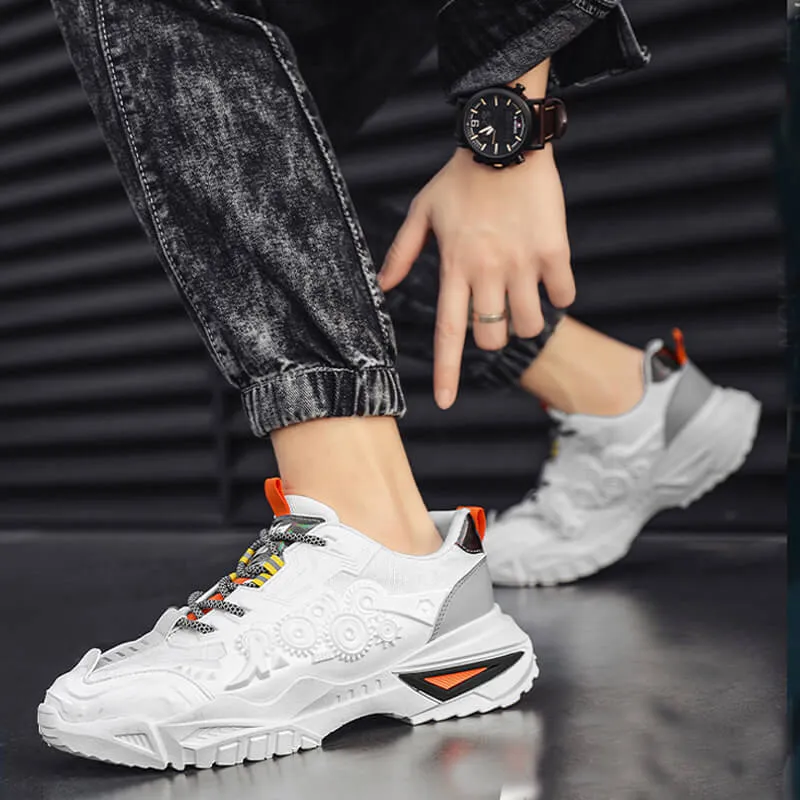 Chunky Mens Shoes - Velzard The Wheels Sneakers