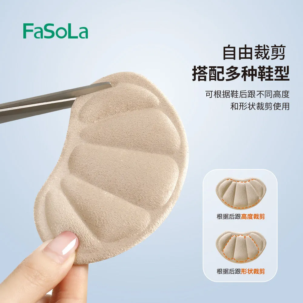 FaSoLa Heel Pads for Sneakers - Beige, 3 Pairs