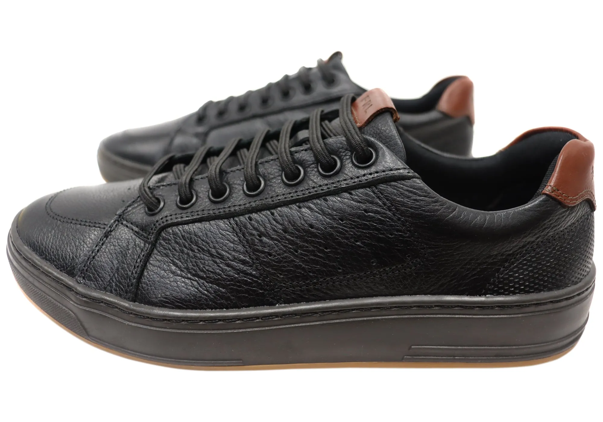 Ferricelli Foley Mens Comfortable Leather Casual Shoes Made In Brazil