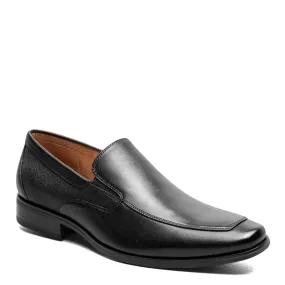 Florsheim Jackson Moc Toe Venetian Loafers for Men - Leather Upper, Squared Toe Closure, Slip-On Style, and Classy Footwear Black 9 M (D)