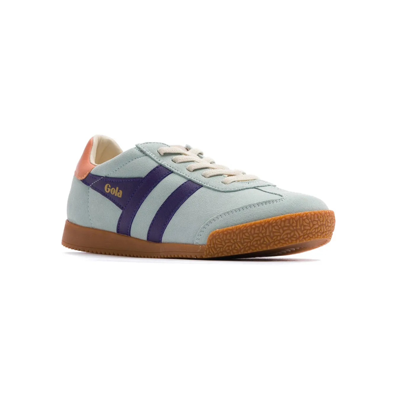 Gola Classics Kids' Elan Sneakers - Surf/Plum Terracotta