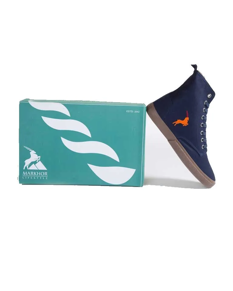High Cut Performance Sneaker - Navy