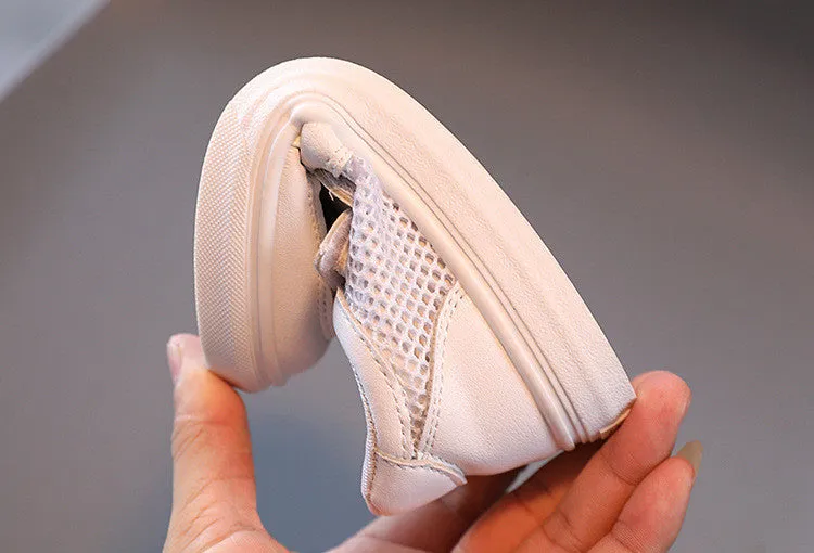 Hollow-Out Breathable Velcro Sneakers