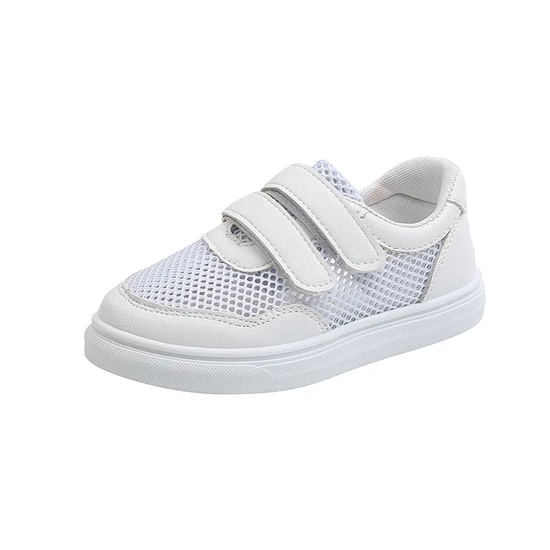 Hollow-Out Breathable Velcro Sneakers