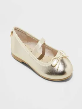 Kids Girl Toddler Shiny Ballerina,Gold