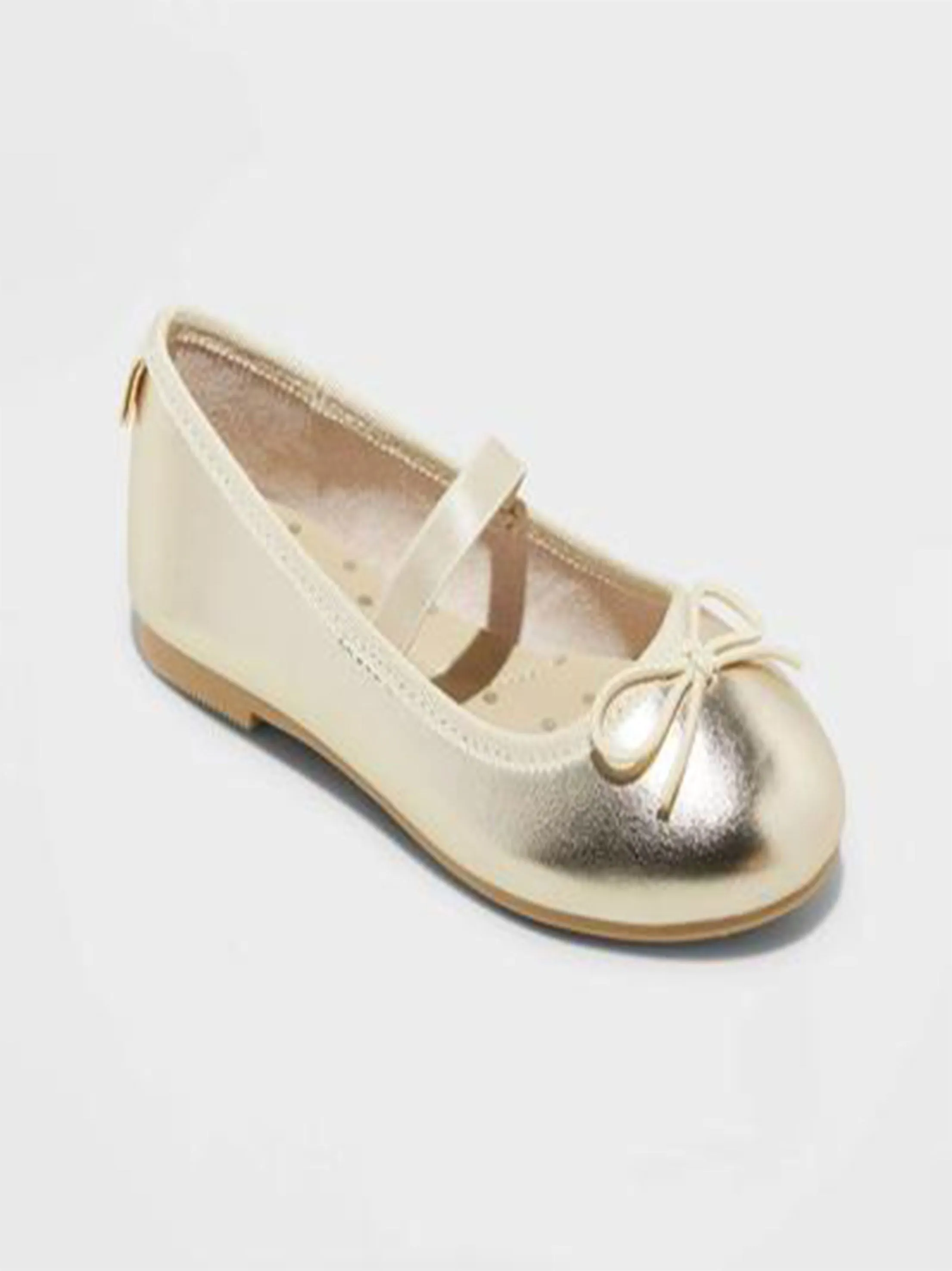 Kids Girl Toddler Shiny Ballerina,Gold