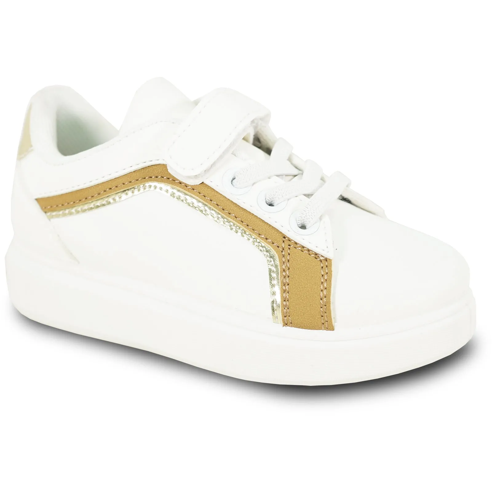 KOZI Kid Fashion Sneaker MG3275KID with Removable Insole Gold