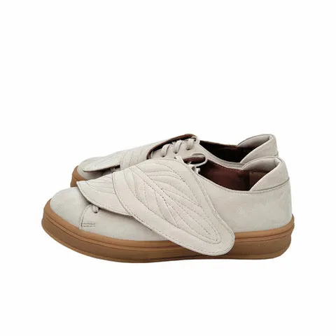 Leaves Hug light beige nubuck sneakers