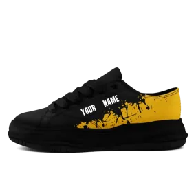 Luxury Gifts,Personalized Canvas Sneakers, Custom Star Decorated Eyelet Shoes, Gift for Event, Club