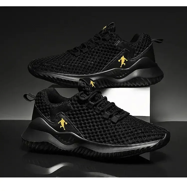 Men Breathable Mesh Sneakers High Quality White Fashion Gym Casual Shoes