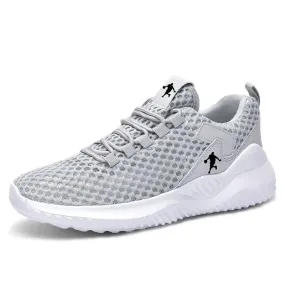 Men Breathable Mesh Sneakers High Quality White Fashion Gym Casual Shoes