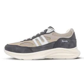 Men's Sports Sneakers - SGE24009 Grey Beige