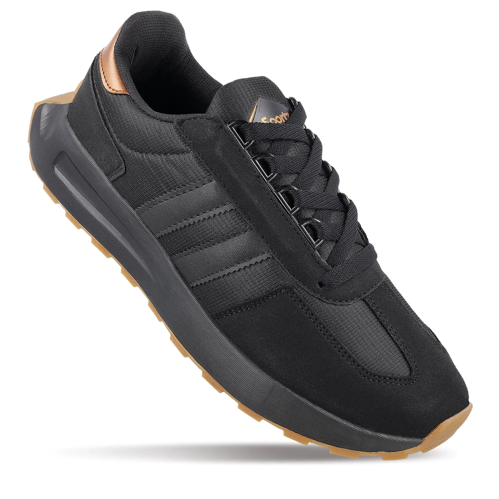 Men's Sports Sneakers - WY3491 Black Black