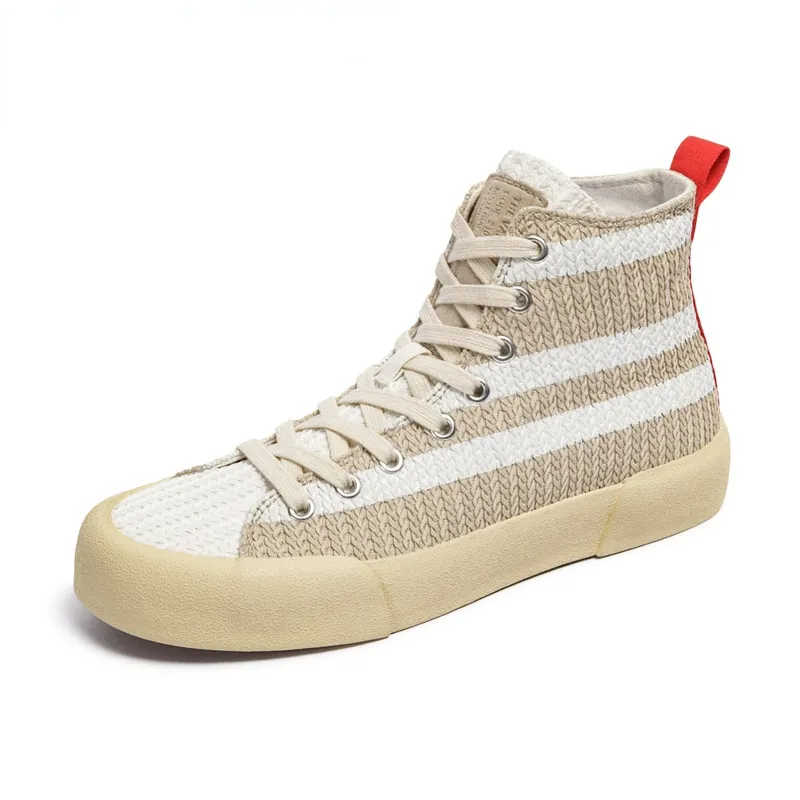 Men's Street Vintage Skate Shoes High Top Sneakers