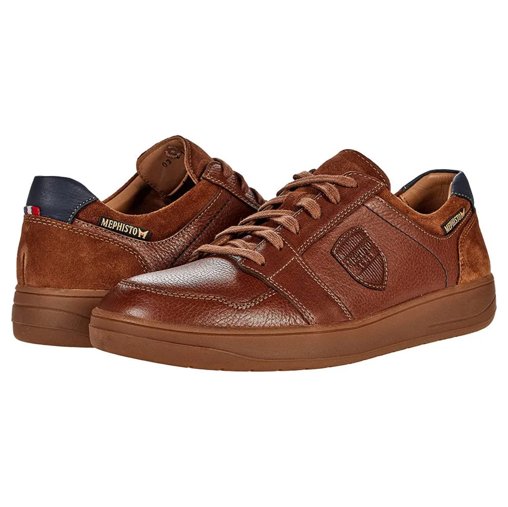 Mephisto Hugh Full Grain Leather Men's Trainers