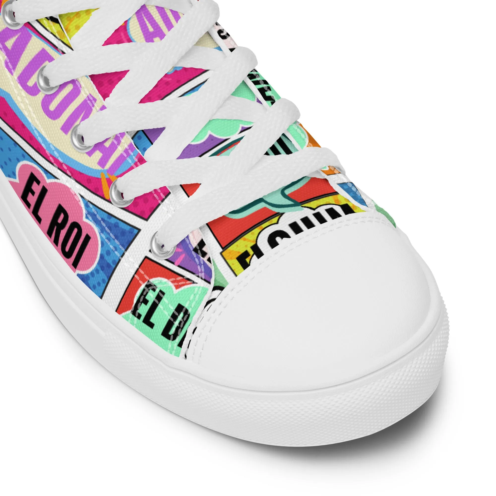 Names of Yahweh, Men’s High Top Canvas Shoes