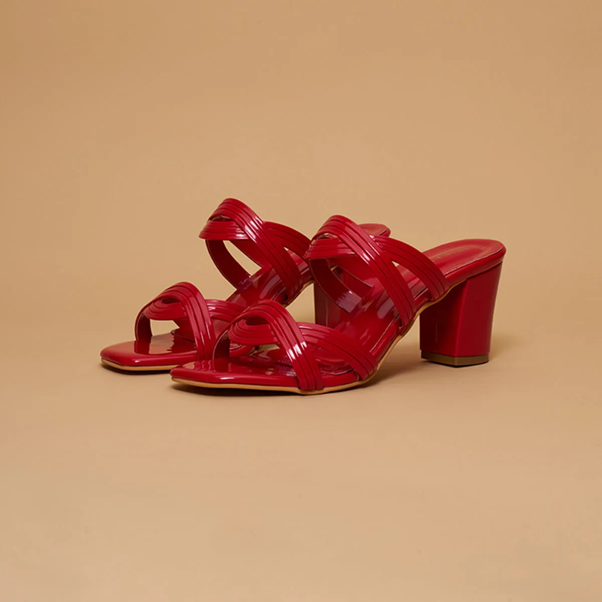 Negroni Patent Block Heels