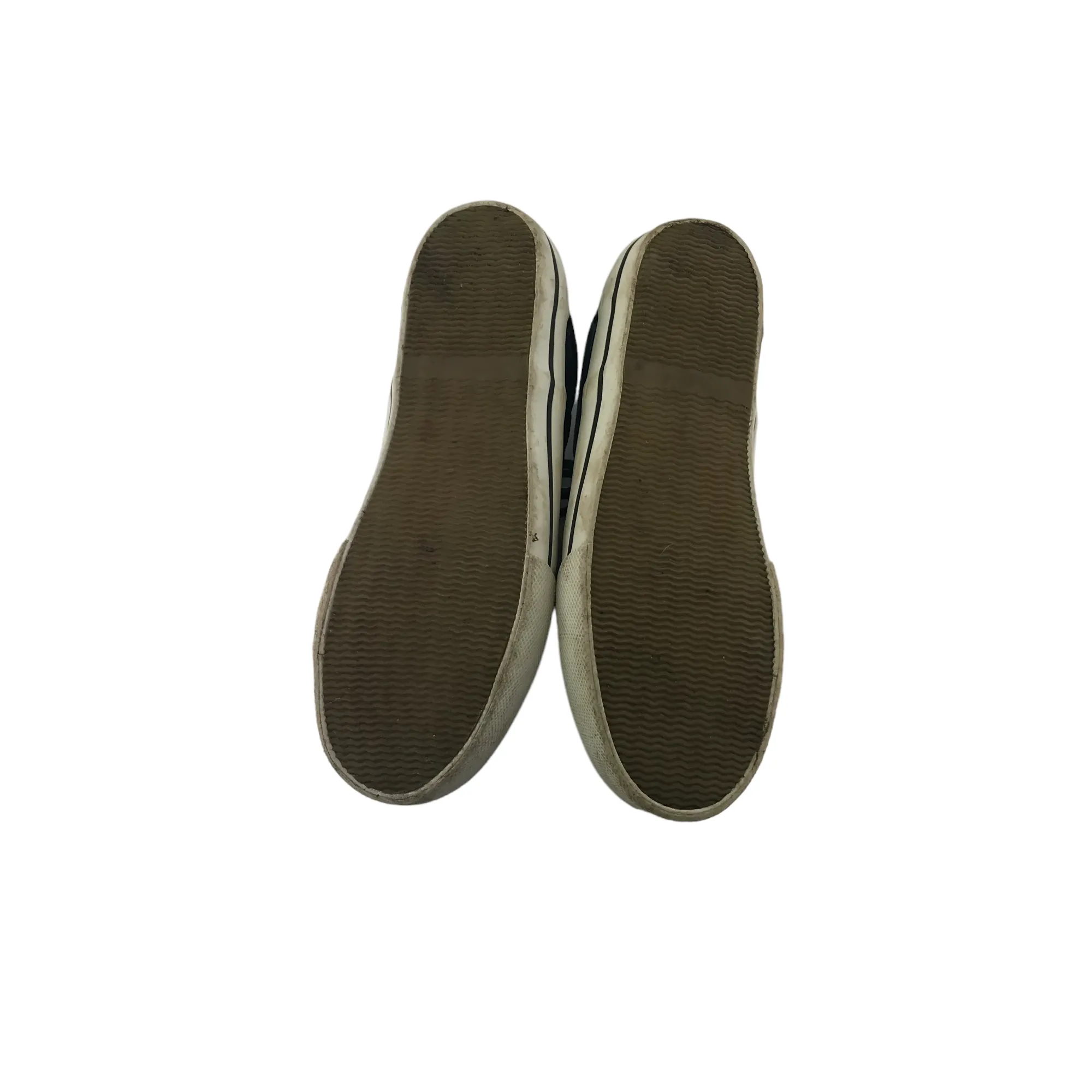 Next Trainers Shoe Size 2 Navy Canvas Plimsolls