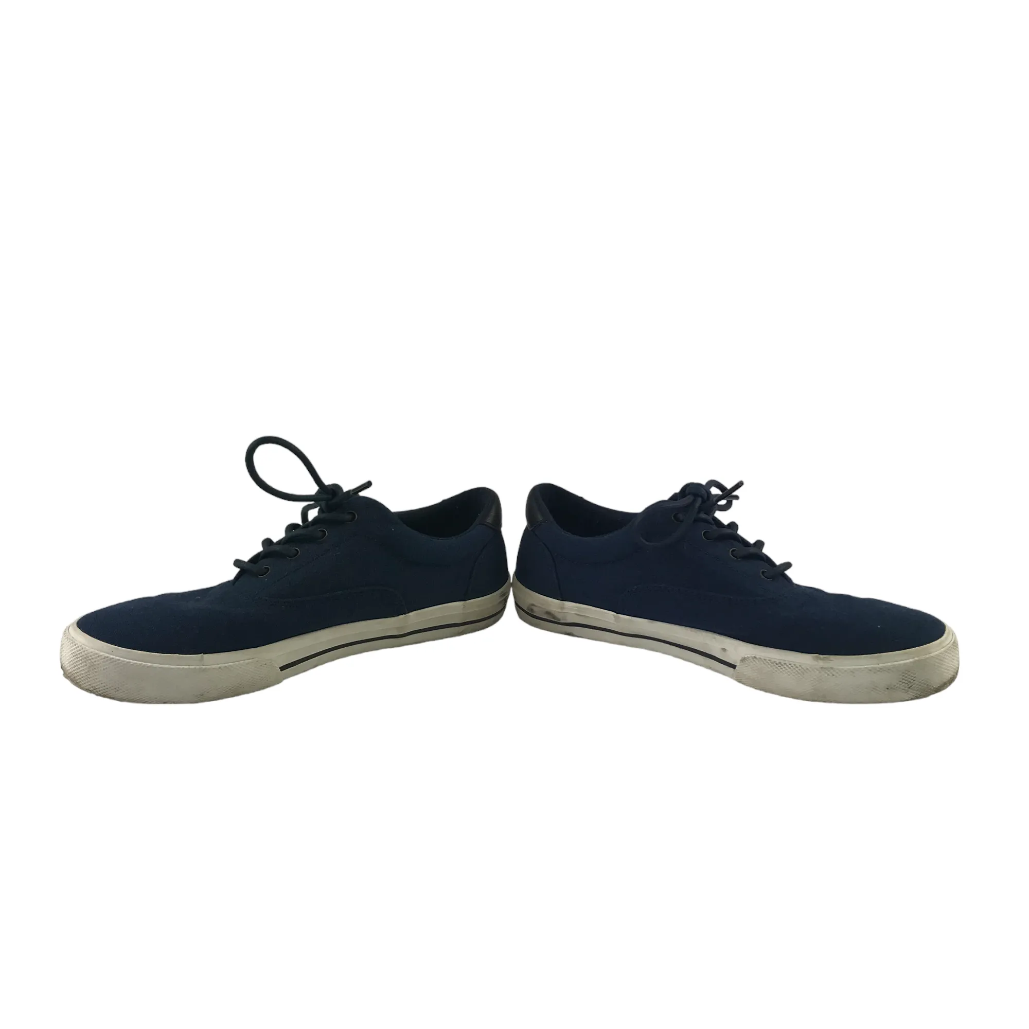 Next Trainers Shoe Size 2 Navy Canvas Plimsolls