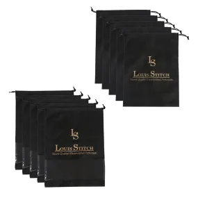 Non Woven Shoe Bag Pack Of  10 Black Plain & See Thru
