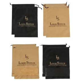 Non Woven Shoe Bag Pack Of  24 Black Plain